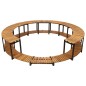 vidaXL Borde de bañera hidromasaje madera maciza de acacia 273x53 cm vidaXL Borde de bañera hidromasaje madera maciza de acacia 273x53 cm