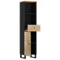 vidaXL Mueble de baño madera maciza reciclada 38x33x160 cm