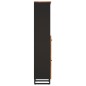 vidaXL Mueble de baño madera maciza reciclada 38x33x160 cm