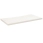 vidaXL Tablero de escritorio madera maciza de pino blanco 80x40x2,5 cm