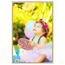 vidaXL Marcos de foto collage pared o mesa 5 uds dorado MDF 59,4x84 cm