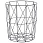 vidaXL Mesa de centro negro Ø 47 cm vidaXL Mesa de centro negro Ø 47 cm