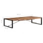 vidaXL Mesa de centro madera maciza acabado de sheesham 180x90x40 cm vidaXL Mesa de centro madera maciza acabado de sheesham 180x90x40 cm