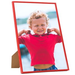 vidaXL Marcos de foto collage de pared o mesa 5uds rojo MDF 50x60 cm