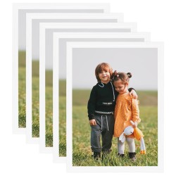 vidaXL Marcos de foto collage de pared/mesa 5 uds blanco MDF 70x90 cm