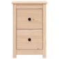 vidaXL Mesitas de noche 2 uds madera maciza de pino 40x35x61,5 cm