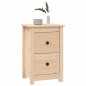 vidaXL Mesitas de noche 2 uds madera maciza de pino 40x35x61,5 cm
