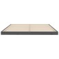 vidaXL Estructura de cama de madera maciza de pino gris 160x200 cm