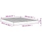 vidaXL Estructura de cama de madera maciza de pino gris 160x200 cm