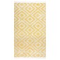 vidaXL Alfombra de exterior tejido plano amarillo y beige 115x170 cm vidaXL Alfombra de exterior tejido plano amarillo y beige 115x170 cm