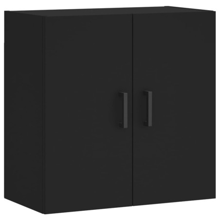vidaXL Armario de pared madera de ingeniería negro 60x31x60 cm