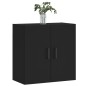 vidaXL Armario de pared madera de ingeniería negro 60x31x60 cm vidaXL Armario de pared madera de ingeniería negro 60x31x60 cm