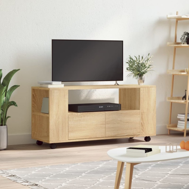vidaXL Mueble para TV madera de ingeniería roble Sonoma 102x34,5x43 cm vidaXL Mueble para TV madera de ingeniería roble Sonoma 102x34,5x43 cm
