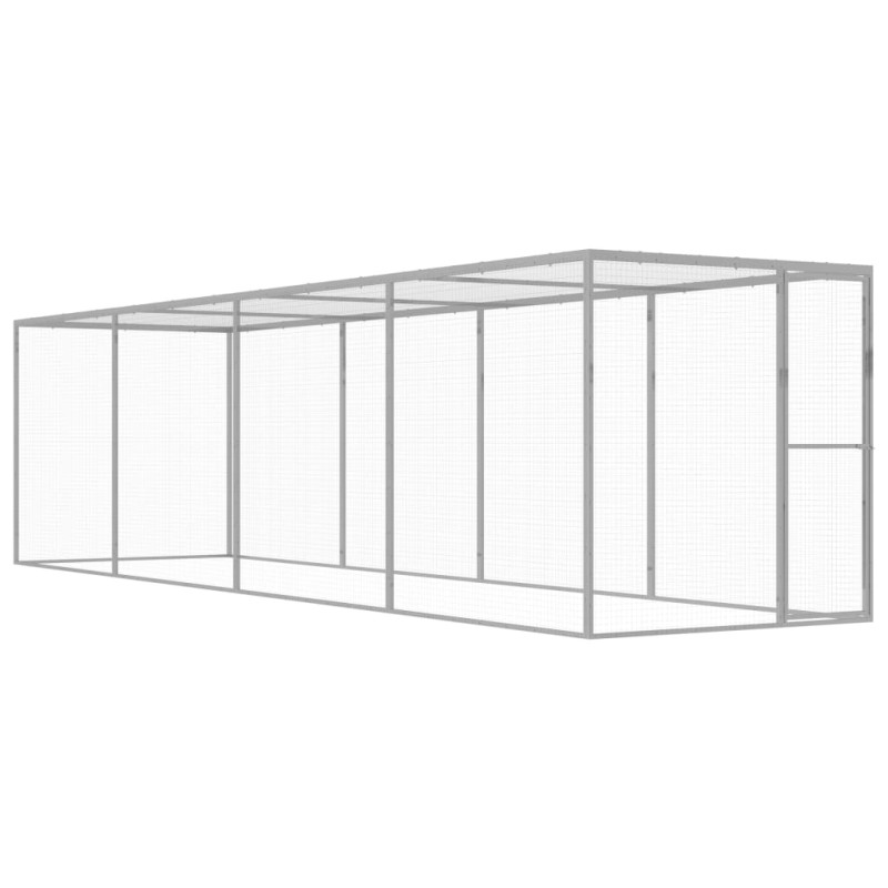 vidaXL Jaula para gatos acero galvanizado 6x1,5x1,5 m vidaXL Jaula para gatos acero galvanizado 6x1,5x1,5 m
