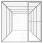 vidaXL Jaula para gatos acero galvanizado 6x1,5x1,5 m vidaXL Jaula para gatos acero galvanizado 6x1,5x1,5 m
