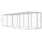 vidaXL Jaula para gatos acero galvanizado 6x1,5x1,5 m vidaXL Jaula para gatos acero galvanizado 6x1,5x1,5 m