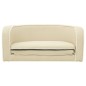 vidaXL Sofá plegable para perro cojín lavable de lino crema 76x71x30cm vidaXL Sofá plegable para perro cojín lavable de lino crema 76x71x30cm