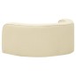 vidaXL Sofá plegable para perro cojín lavable de lino crema 76x71x30cm vidaXL Sofá plegable para perro cojín lavable de lino crema 76x71x30cm
