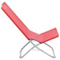 vidaXL Sillas de playa plegables 2 unidades tela rojo vidaXL Sillas de playa plegables 2 unidades tela rojo