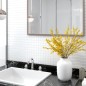 vidaXL Azulejos de mosaico 11 unidades vidrio blanco 30x30 cm vidaXL Azulejos de mosaico 11 unidades vidrio blanco 30x30 cm
