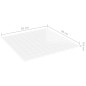 vidaXL Azulejos de mosaico 11 unidades vidrio blanco 30x30 cm vidaXL Azulejos de mosaico 11 unidades vidrio blanco 30x30 cm