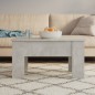 vidaXL Mesa de centro madera contrachapada gris hormigón 79x49x41 cm