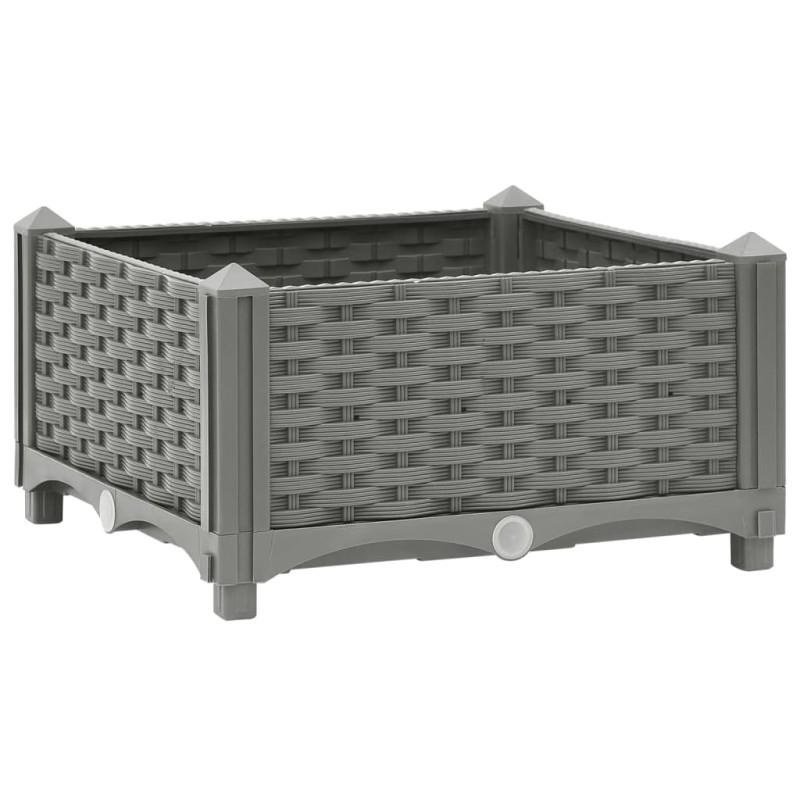 vidaXL Arriate polipropileno 40x40x23 cm vidaXL Arriate polipropileno 40x40x23 cm