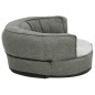 vidaXL Colchón de cama de perro ergonómico aspecto lino gris 60x42cm vidaXL Colchón de cama de perro ergonómico aspecto lino gris 60x42cm