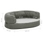 vidaXL Colchón de cama de perro ergonómico aspecto lino gris 60x42cm vidaXL Colchón de cama de perro ergonómico aspecto lino gris 60x42cm