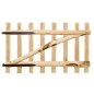 vidaXL Puerta para valla madera de avellano 100x60 cm vidaXL Puerta para valla madera de avellano 100x60 cm