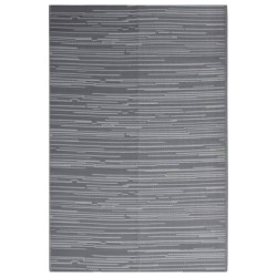 vidaXL Alfombra de exterior PP gris antracita 140x200 cm