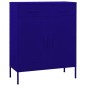 vidaXL Armario de almacenamiento acero azul marino 80x35x101,5 cm vidaXL Armario de almacenamiento acero azul marino 80x35x101,5 cm