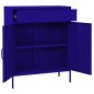 vidaXL Armario de almacenamiento acero azul marino 80x35x101,5 cm vidaXL Armario de almacenamiento acero azul marino 80x35x101,5 cm