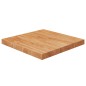 vidaXL Tablero de mesa cuadrada madera roble marrón claro 50x50x4 cm vidaXL Tablero de mesa cuadrada madera roble marrón claro 50x50x4 cm