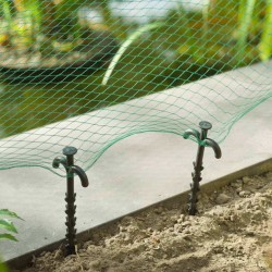 Nature Soportes de red 10 unidades 25 cm 