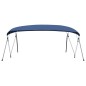 vidaXL Toldo Bimini de 4 arcos azul marino 243x(230-244)x137 cm vidaXL Toldo Bimini de 4 arcos azul marino 243x(230-244)x137 cm