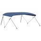vidaXL Toldo Bimini de 4 arcos azul marino 243x(230-244)x137 cm vidaXL Toldo Bimini de 4 arcos azul marino 243x(230-244)x137 cm