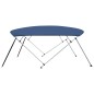 vidaXL Toldo Bimini de 4 arcos azul marino 243x(230-244)x137 cm vidaXL Toldo Bimini de 4 arcos azul marino 243x(230-244)x137 cm