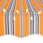 vidaXL Toldo manual retráctil con LED amarillo y azul 100 cm vidaXL Toldo manual retráctil con LED amarillo y azul 100 cm