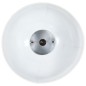 vidaXL Lámpara colgante industrial redonda mango 25 W blanco 42 cm E27 vidaXL Lámpara colgante industrial redonda mango 25 W blanco 42 cm E27