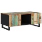 vidaXL Mesa de centro madera reciclada y contrachapada 100x54x40 cm
