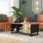 vidaXL Mesa de centro madera reciclada y contrachapada 100x54x40 cm