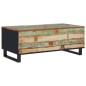 vidaXL Mesa de centro madera reciclada y contrachapada 100x54x40 cm