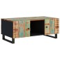 vidaXL Mesa de centro madera reciclada y contrachapada 100x54x40 cm