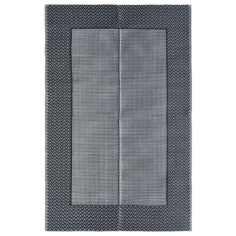 vidaXL Alfombra de exterior PP gris 120x180 cm vidaXL Alfombra de exterior PP gris 120x180 cm