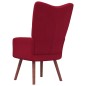 vidaXL Sillón de relax de terciopelo rojo vino tinto vidaXL Sillón de relax de terciopelo rojo vino tinto