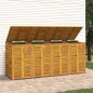 vidaXL Cobertizo para 4 cubos de basura madera acacia 280x89x117cm vidaXL Cobertizo para 4 cubos de basura madera acacia 280x89x117cm