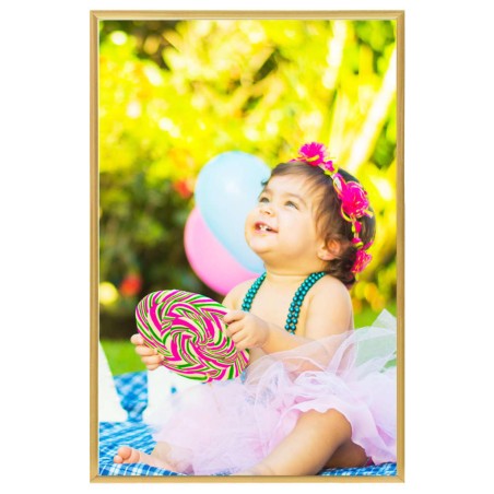 vidaXL Marcos de fotos collage de pared 3 uds dorado MDF 70x90 cm