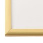 vidaXL Marcos de fotos collage de pared 3 uds dorado MDF 70x90 cm