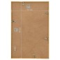 vidaXL Marcos de fotos collage de pared 3 uds dorado MDF 70x90 cm